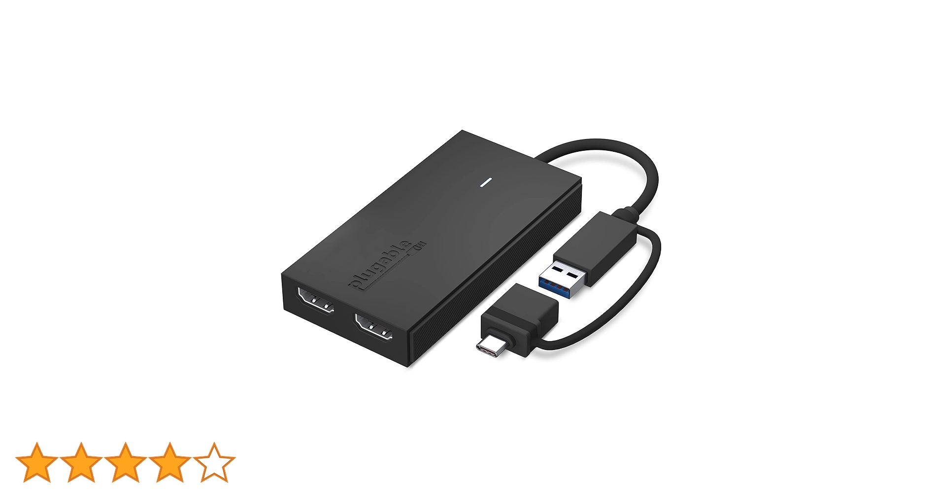 Amazon | Plugable USB Type-C デュアル USB グラフィック変換